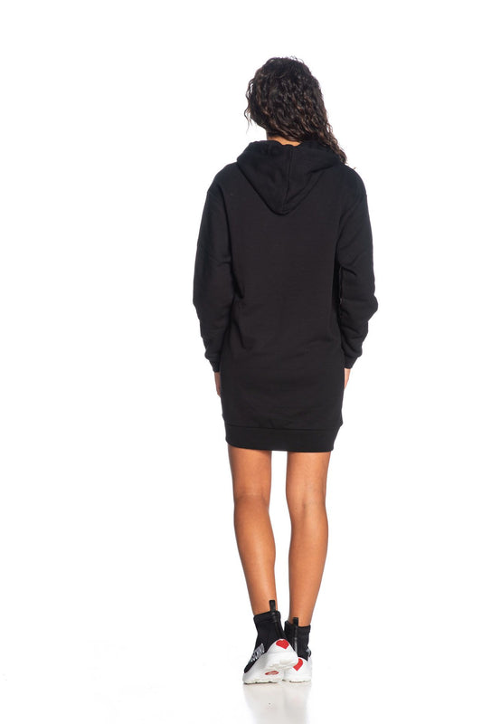 Comme Des Fuckdown Chic Oversized Hooded Fleece Dress