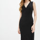 Patrizia Pepe Chic Black Evening Cocktail Dress