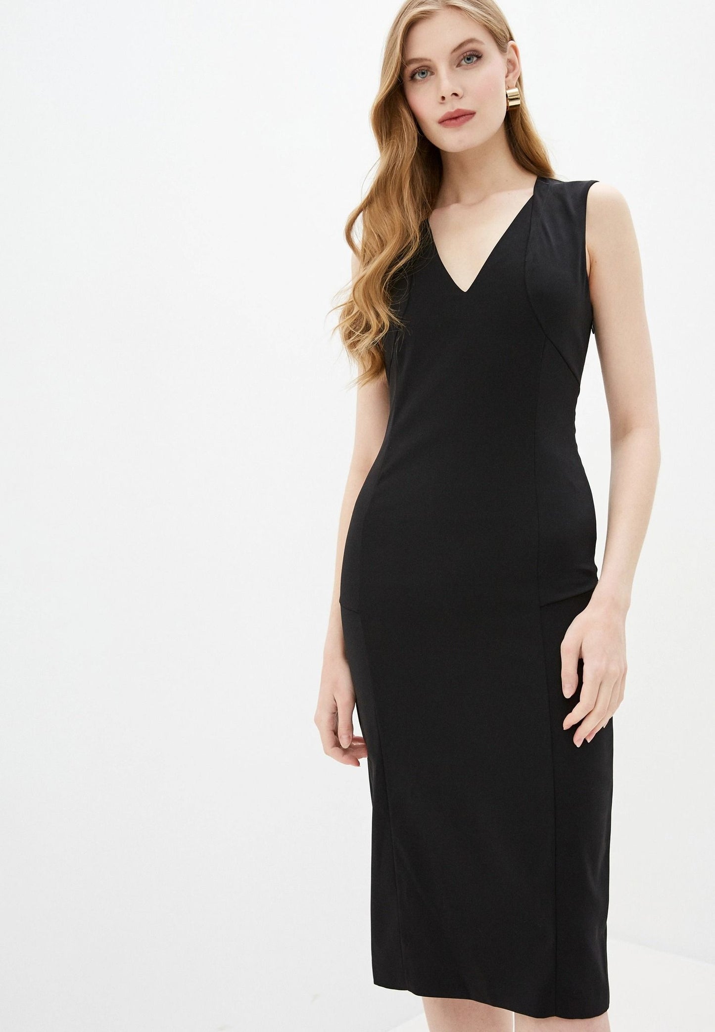 Patrizia Pepe Chic Black Evening Cocktail Dress