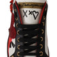 Dolce & Gabbana Chic Royal Love Crystal Leather Sneakers