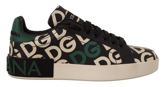 Dolce & Gabbana Elegant Portofino Leather Sneakers