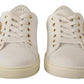 Dolce & Gabbana Studded Heart Leather Sneakers - Pure Elegance