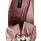 Dolce & Gabbana Crystal-Embellished Silk Bow Pumps