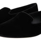 Dolce & Gabbana Elegant Black Silk-Blend Loafers