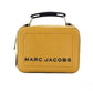 Marc Jacobs The Box Golden Brown Textured Leather Logo Top Handle Crossbody Bag