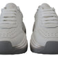 Dolce & Gabbana Sleek White Leather DAYMASTER Sneakers