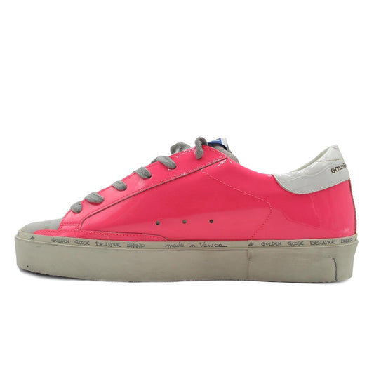 Golden Goose Elegant Pink Patent Calfskin Sneakers