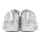 Golden Goose Metallic Silver Distressed Leather Sneakers