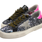 Golden Goose Chic Calfskin Low Sneakers with Suede Star