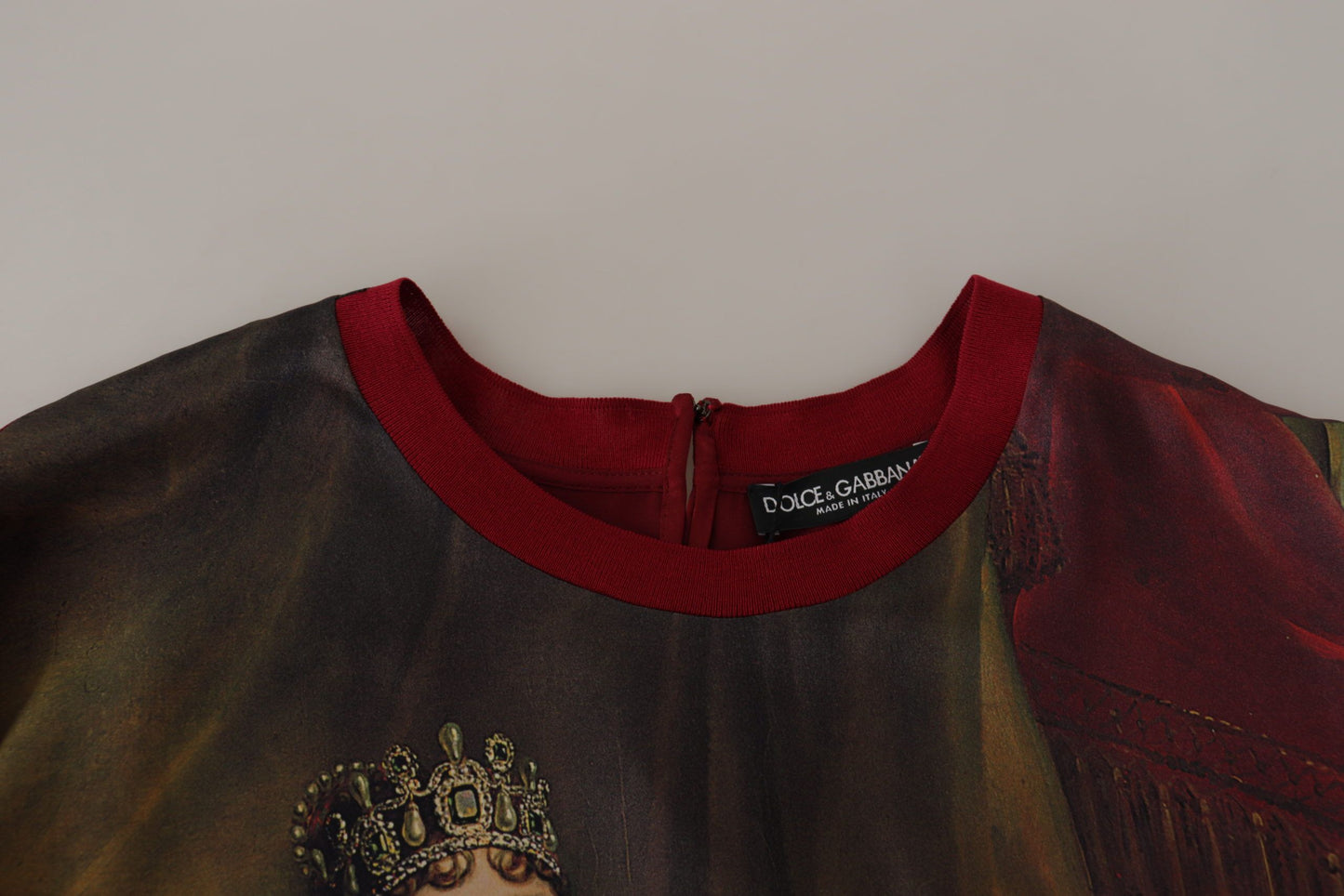 Dolce & Gabbana Silk Josephine Bonaparte Print Blouse