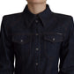 Dolce & Gabbana Elegant Blue Cotton Denim Shirt