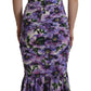 Dolce & Gabbana Floral Elegance Midi Sheath Dress