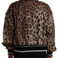 Dolce & Gabbana Elegant Leopard Bomber Jacket