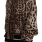 Dolce & Gabbana Elegant Leopard Bomber Jacket