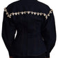 Dolce & Gabbana Elegant Crystal-Embellished Denim Jacket