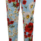 Dolce & Gabbana Elegant Multicolor Mid Waist Pants