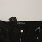 Dolce & Gabbana Elegant Black Mid-Waist Skinny Denim Jeans