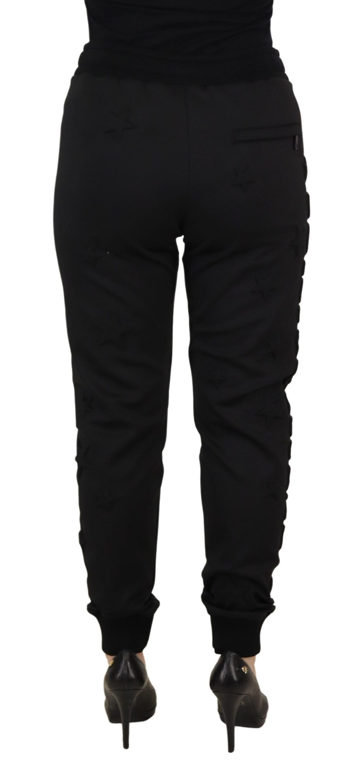 Dolce & Gabbana Elegant Tapered Lace-Up Mid Waist Pants