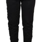 Dolce & Gabbana Elegant Tapered Lace-Up Mid Waist Pants