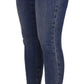 Dolce & Gabbana Blue High Waist Stretchable Skinny Pants Jeans