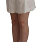 Dolce & Gabbana Elegant High Waist White Culotte Shorts