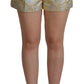 Dolce & Gabbana Elegant High-Waist Jacquard Bermuda Shorts