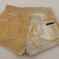 Dolce & Gabbana Gold High Waist Hot Pants Shorts