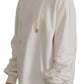 Dolce & Gabbana Chic White Hooded Pullover Sweater