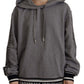 Dolce & Gabbana Elegant Gray Cotton Hooded Sweatshirt