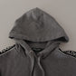 Dolce & Gabbana Elegant Gray Cotton Hooded Sweatshirt