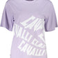 Cavalli Class Purple Cotton Women T-Shirt