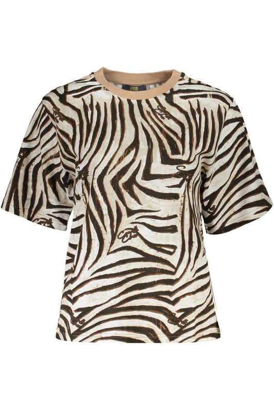 Cavalli Class Beige Cotton Women Top