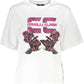 Cavalli Class White Cotton Women T-Shirt