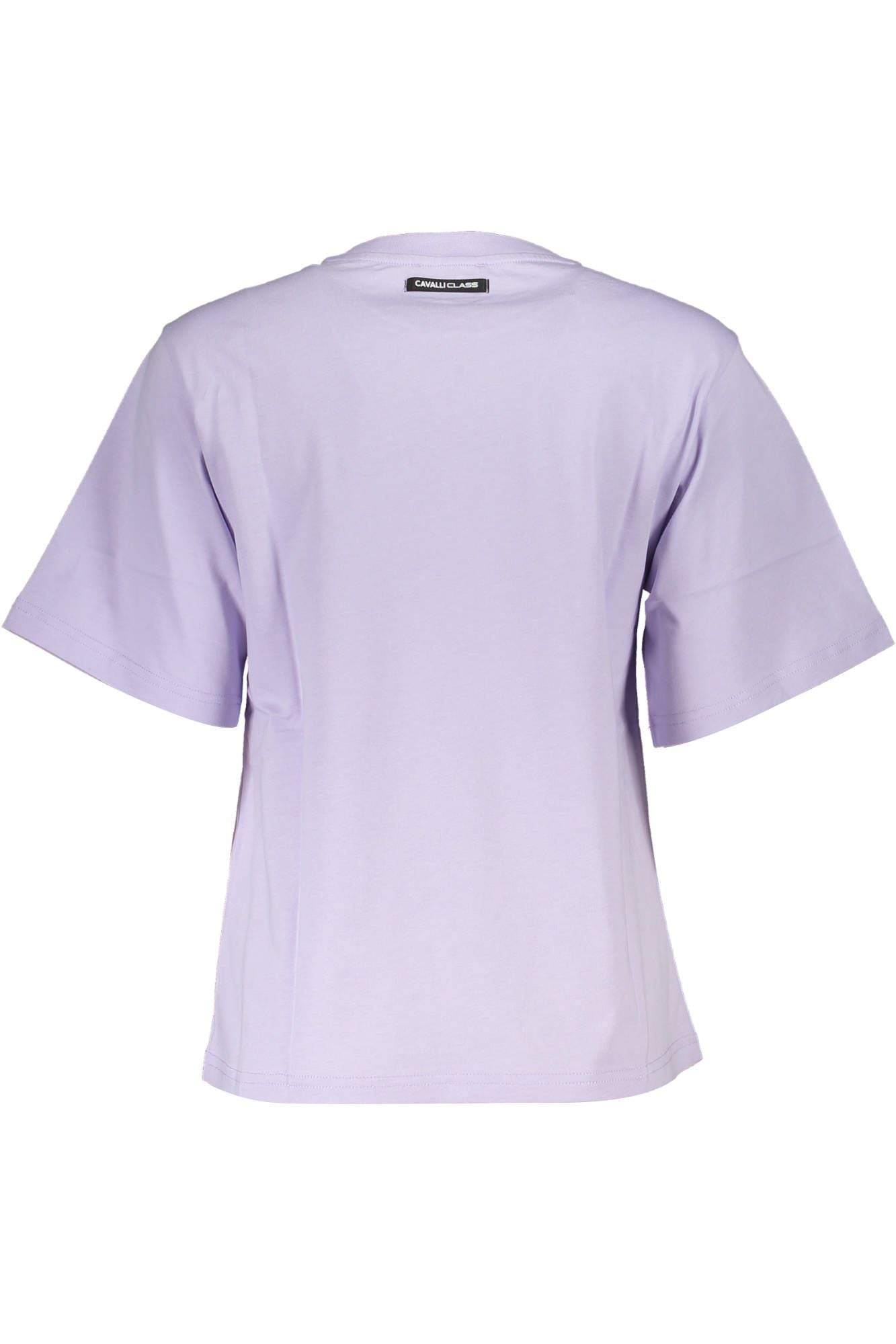 Cavalli Class Purple Cotton Women T-Shirt