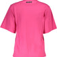 Cavalli Class Pink Cotton Women T-Shirt