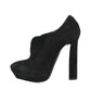 Bottega Veneta Black Suede Platform Boot Black