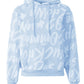 Comme Des Fuckdown Chic Light Blue Cotton Hooded Sweatshirt