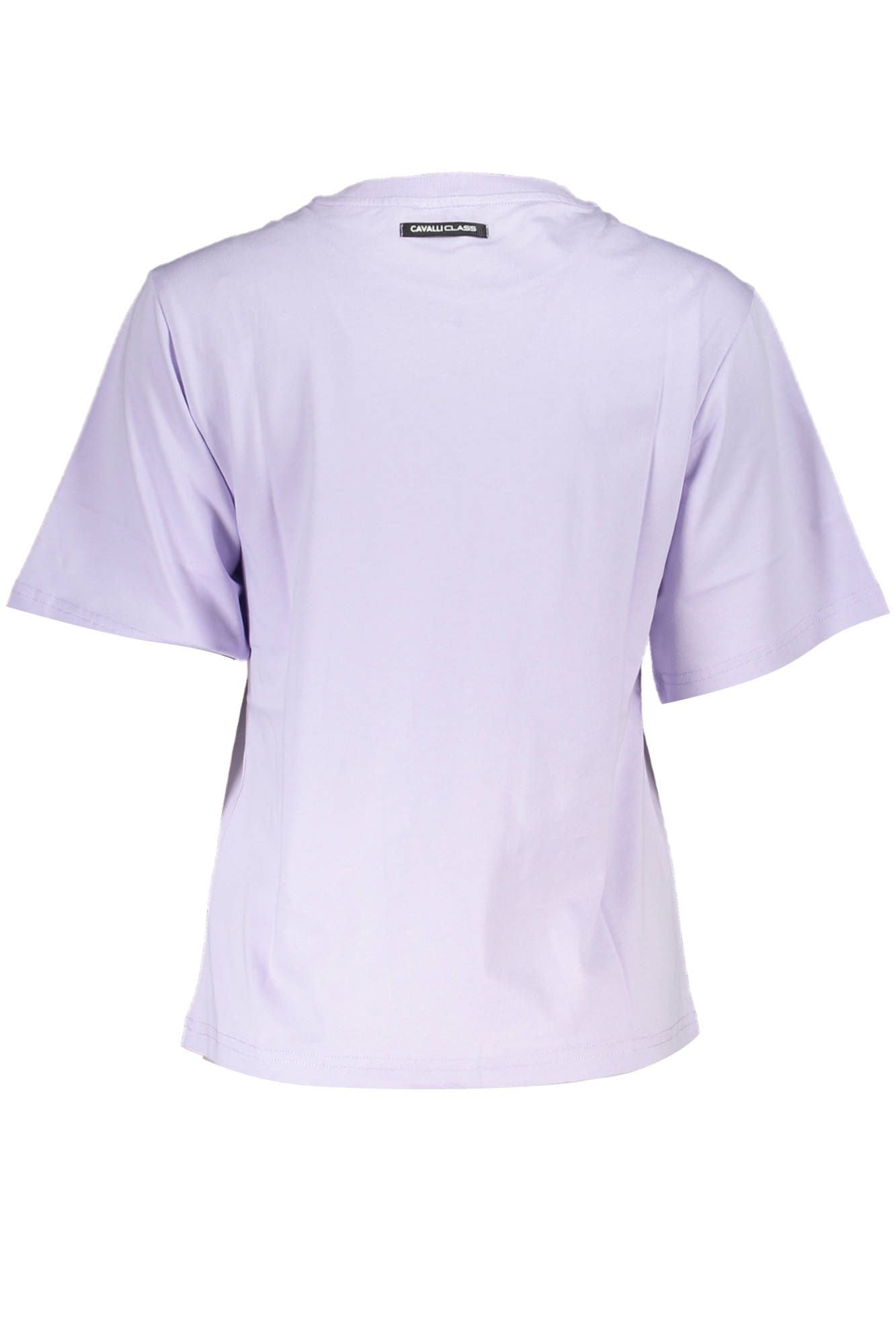 Cavalli Class Purple Cotton Women T-Shirt