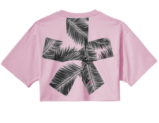 Comme Des Fuckdown Graphic Print Logo Tee in Pink