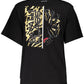 Cavalli Class Black Cotton Women T-Shirt