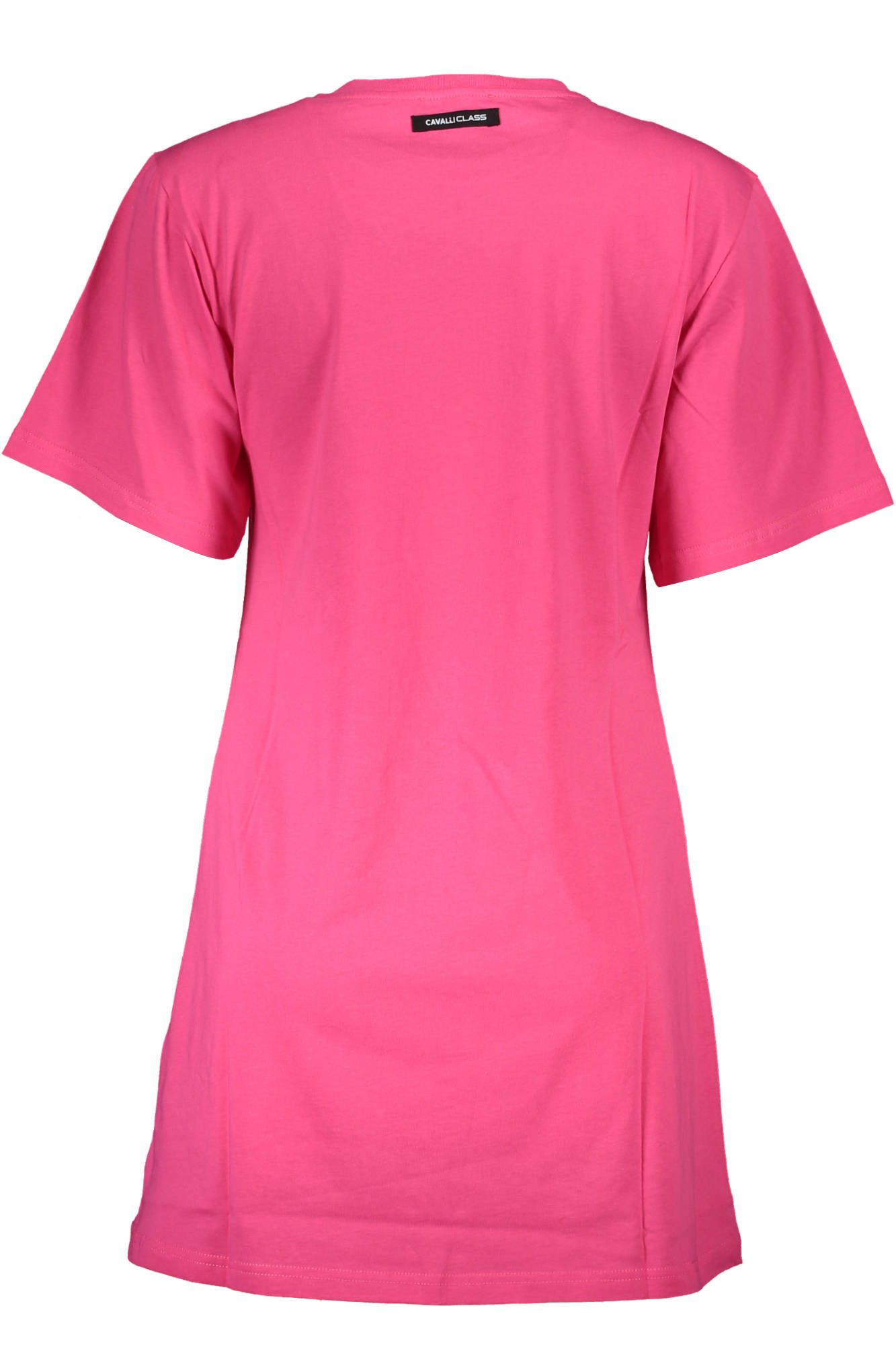 Cavalli Class Pink Cotton Women T-Shirt