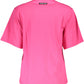 Cavalli Class Pink Cotton Women T-Shirt