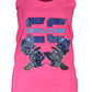 Cavalli Class Pink Cotton Women Tank Top