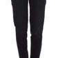 Ermanno Scervino Sleek Black Slim Leg Designer Jeans