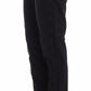 Ermanno Scervino Sleek Black Slim Leg Designer Jeans