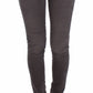 Ermanno Scervino Chic Gray Slim Leg Jeans - Elegance Meets Comfort