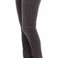 Ermanno Scervino Chic Gray Slim Leg Jeans - Elegance Meets Comfort