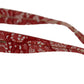 Dolce & Gabbana Elegant Lace-Infused Red Sunglasses