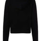 Palm Angels Chic Black Cotton Embroidered Sweatshirt