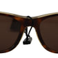 Dolce & Gabbana Chic Unisex Brown Acetate Sunglasses